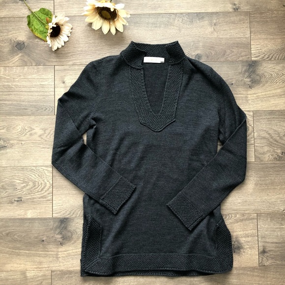 Tory Burch Merino Wool Tunic Sweater Sz S - Picture 1 of 7